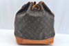 Authentic Louis Vuitton Monogram Noe Shoulder Drawstring Bag M42224 LV K7660