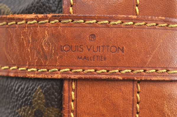 Authentic Louis Vuitton Monogram Noe Shoulder Drawstring Bag M42224 LV K7660