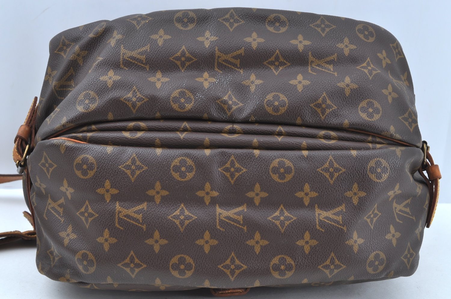 Authentic Louis Vuitton Monogram Saumur 35 Shoulder Cross Bag M42254 LV K7669