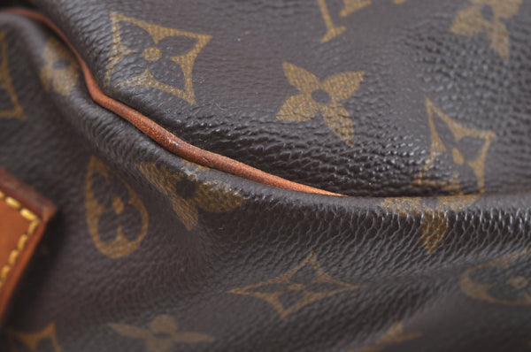 Authentic Louis Vuitton Monogram Saumur 35 Shoulder Cross Bag M42254 LV K7669