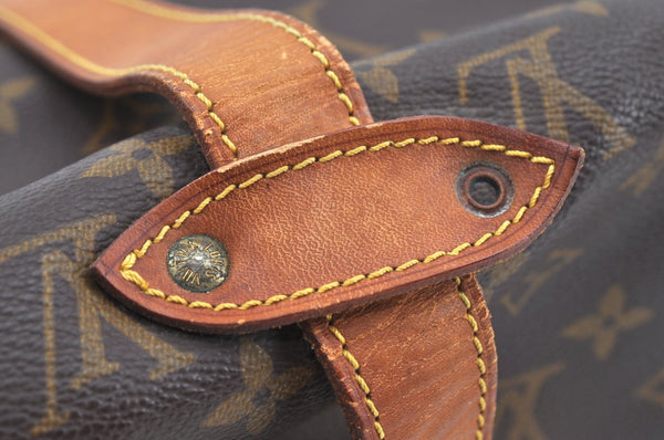 Authentic Louis Vuitton Monogram Saumur 35 Shoulder Cross Bag M42254 LV K7669