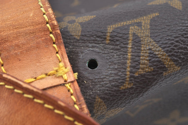 Authentic Louis Vuitton Monogram Saumur 35 Shoulder Cross Bag M42254 LV K7669