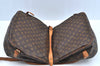 Authentic Louis Vuitton Monogram Saumur 35 Shoulder Cross Bag M42254 LV K7669