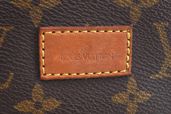 Authentic Louis Vuitton Monogram Saumur 35 Shoulder Cross Bag M42254 LV K7669