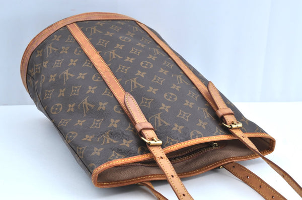 Authentic Louis Vuitton Monogram Bucket GM Shoulder Tote Bag M42236 LV K7672
