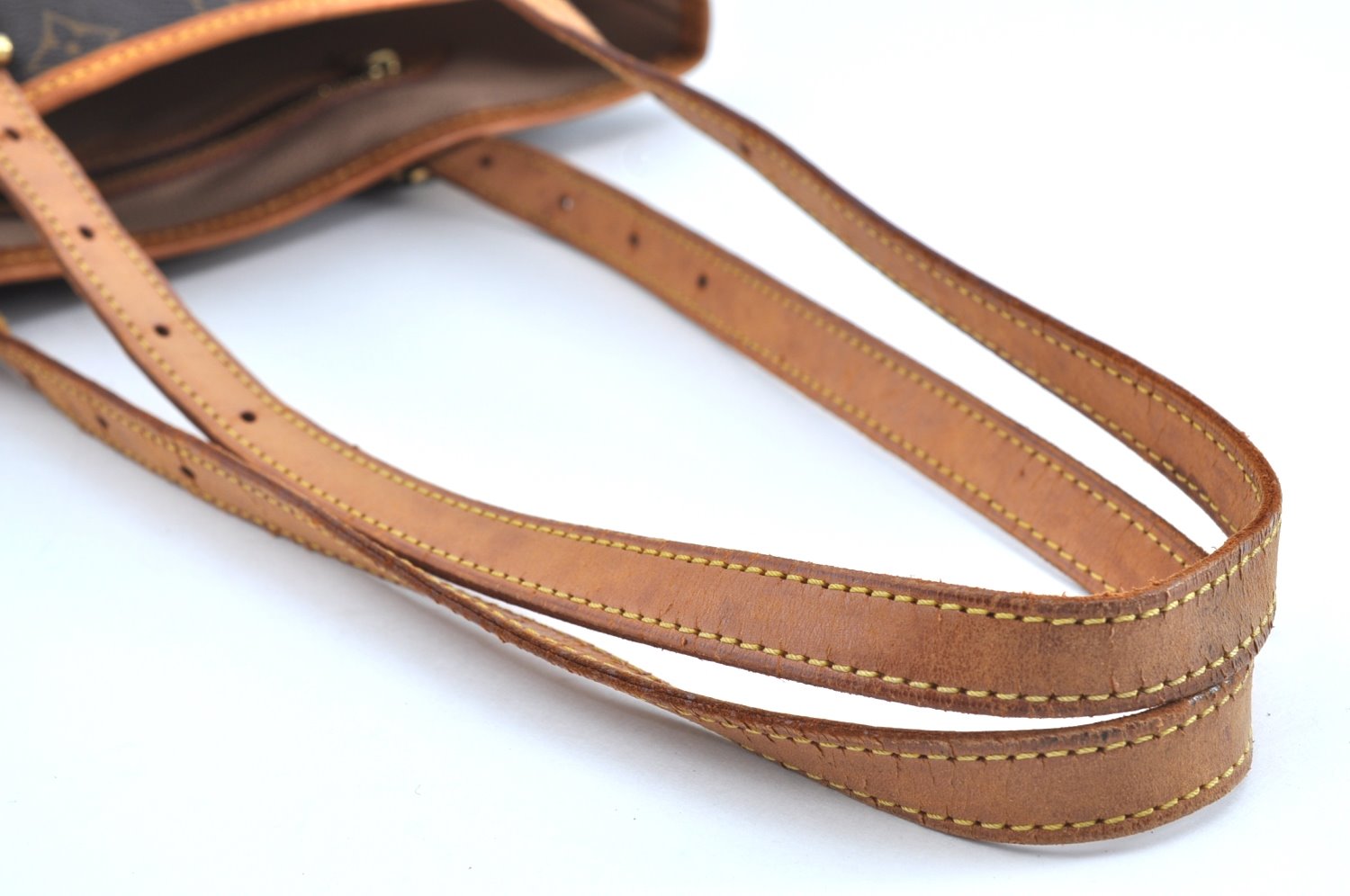 Authentic Louis Vuitton Monogram Bucket GM Shoulder Tote Bag M42236 LV K7672