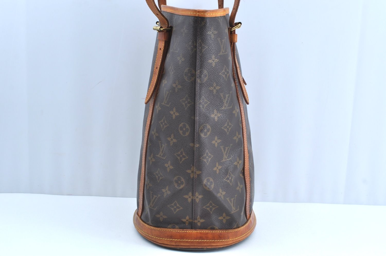 Authentic Louis Vuitton Monogram Bucket GM Shoulder Tote Bag M42236 LV K7675