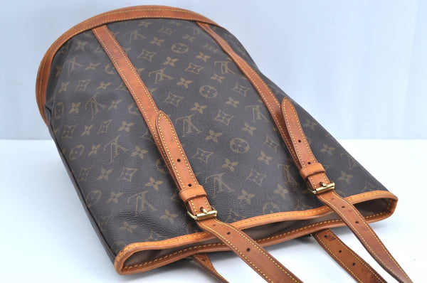 Authentic Louis Vuitton Monogram Bucket GM Shoulder Tote Bag M42236 LV K7675