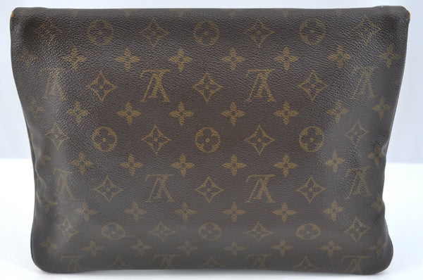 Auth Louis Vuitton Monogram Pochette Pliante Clutch Hand Bag Old Model LV K7681