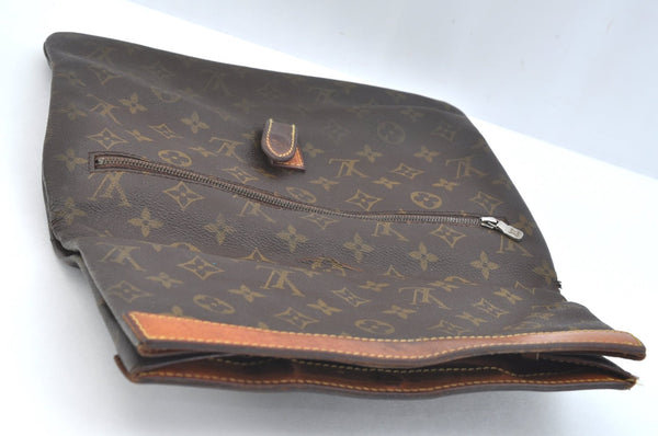 Auth Louis Vuitton Monogram Pochette Pliante Clutch Hand Bag Old Model LV K7681