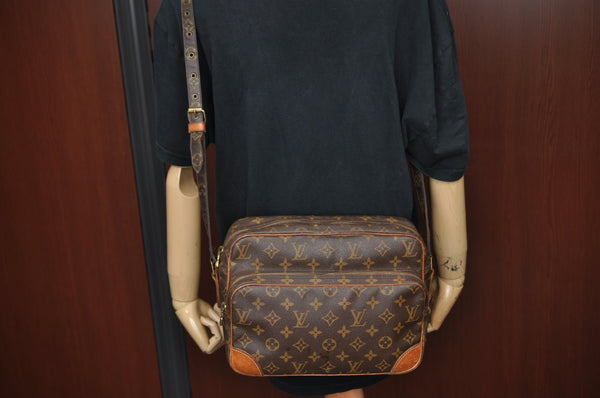 Authentic Louis Vuitton Monogram Nile Shoulder Cross Body Bag M45244 LV K7682