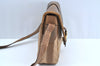 Authentic GUCCI Vintage Shoulder Cross Body Bag Purse Canvas Leather Beige K7685
