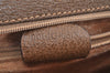 Authentic GUCCI Vintage Shoulder Cross Body Bag Purse Canvas Leather Beige K7685