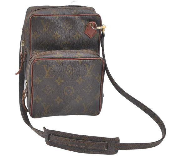 Authentic Louis Vuitton Monogram Amazone Shoulder Cross Bag Old Model Junk K7692