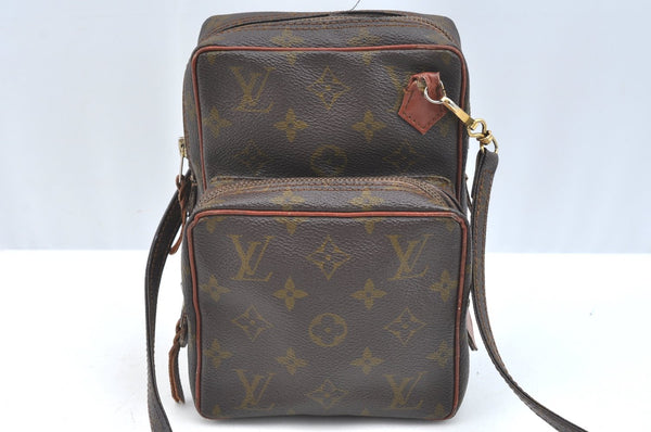 Authentic Louis Vuitton Monogram Amazone Shoulder Cross Bag Old Model Junk K7692