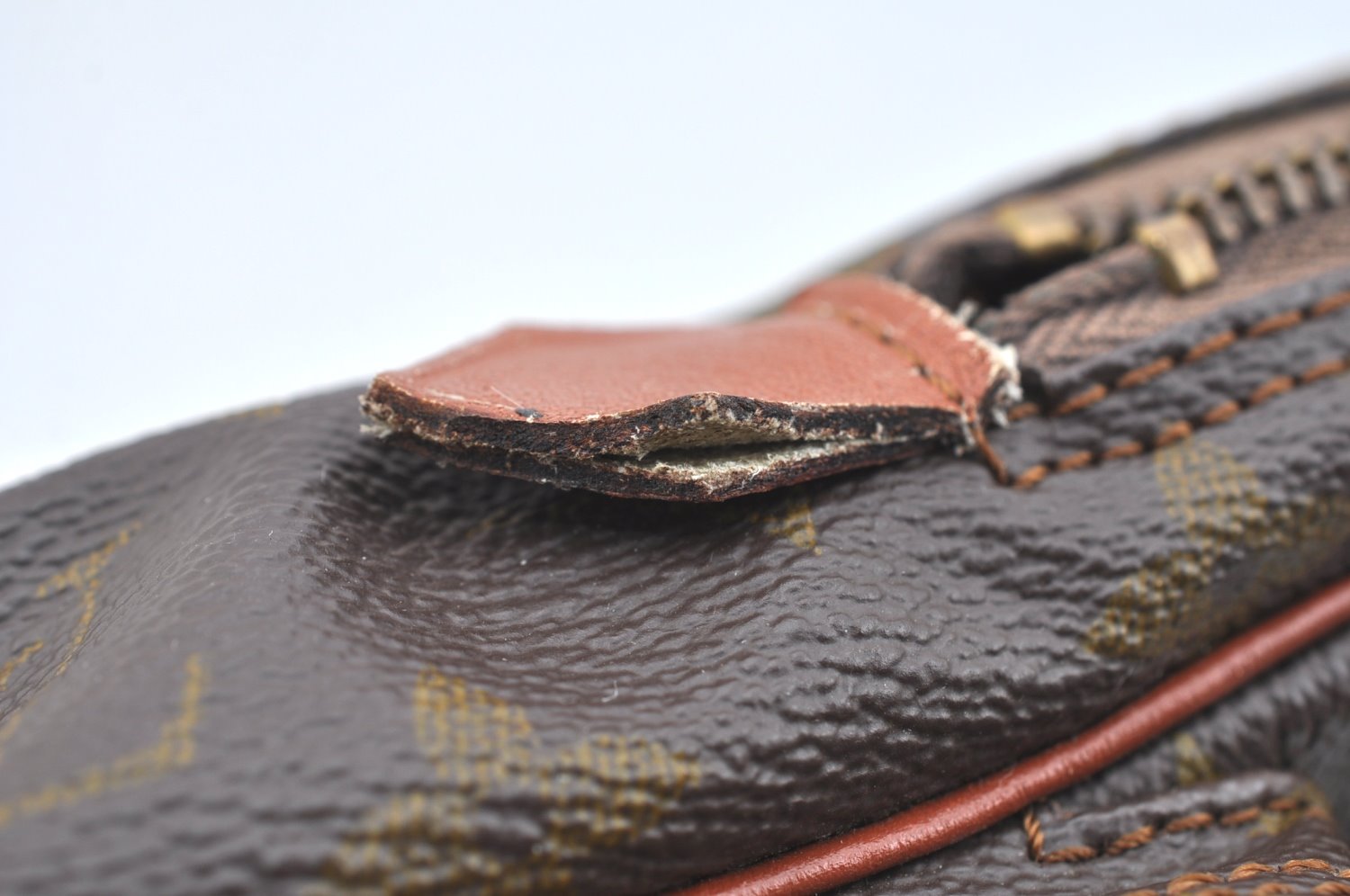 Authentic Louis Vuitton Monogram Amazone Shoulder Cross Bag Old Model Junk K7692