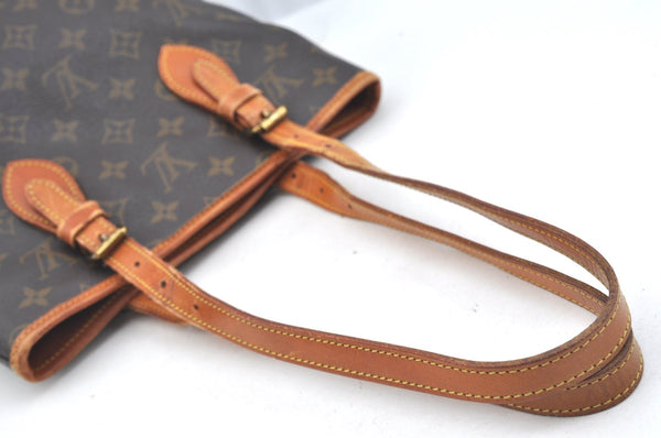 Authentic Louis Vuitton Monogram Bucket PM Shoulder Tote Bag Old Model LV K7698