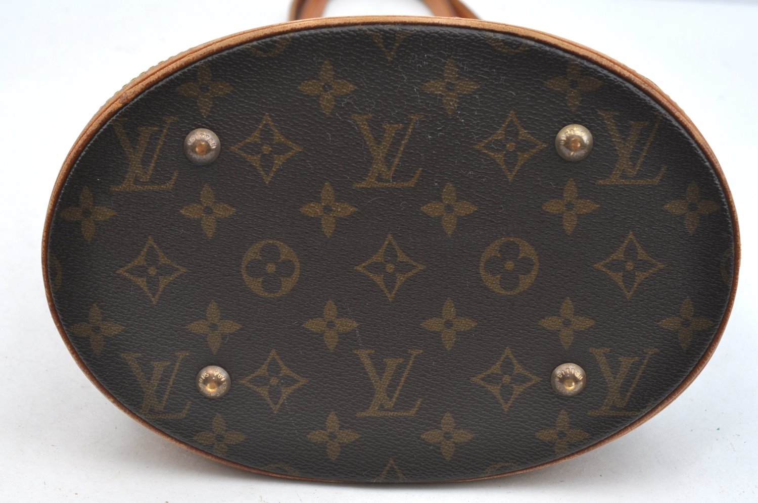 Authentic Louis Vuitton Monogram Bucket PM Shoulder Tote Bag Old Model LV K7698