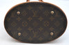 Authentic Louis Vuitton Monogram Bucket PM Shoulder Tote Bag Old Model LV K7698