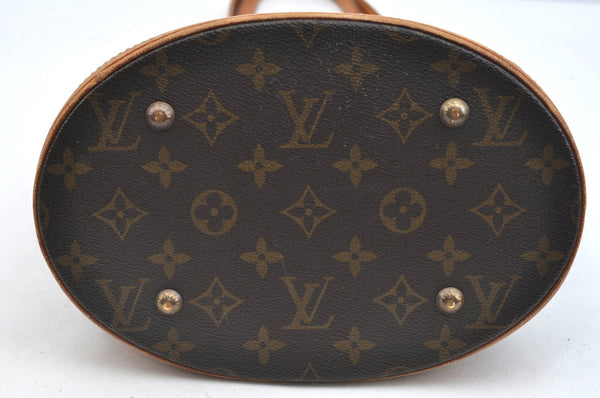 Authentic Louis Vuitton Monogram Bucket PM Shoulder Tote Bag Old Model LV K7698