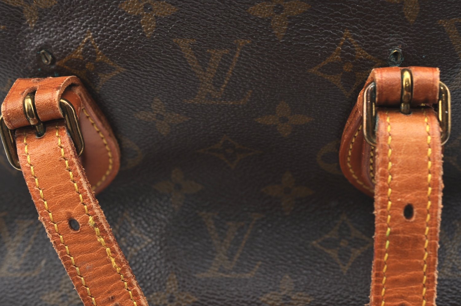 Authentic Louis Vuitton Monogram Bucket PM Shoulder Tote Bag Old Model LV K7698