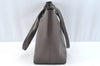 Authentic GUCCI Vintage Shoulder Tote Bag Leather Purse Brown K7699