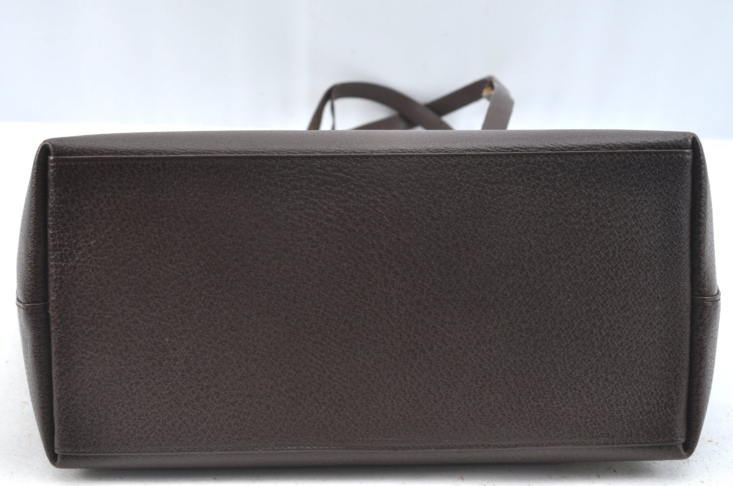 Authentic GUCCI Vintage Shoulder Tote Bag Leather Purse Brown K7699