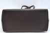 Authentic GUCCI Vintage Shoulder Tote Bag Leather Purse Brown K7699