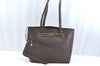 Authentic GUCCI Vintage Shoulder Tote Bag Leather Purse Brown K7699
