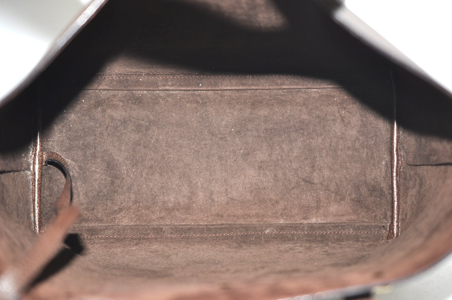 Authentic GUCCI Vintage Shoulder Tote Bag Leather Purse Brown K7699