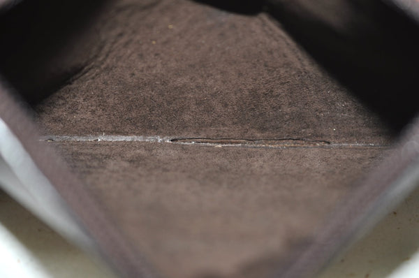 Authentic GUCCI Vintage Shoulder Tote Bag Leather Purse Brown K7699