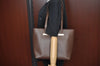Authentic GUCCI Vintage Shoulder Tote Bag Leather Purse Brown K7699