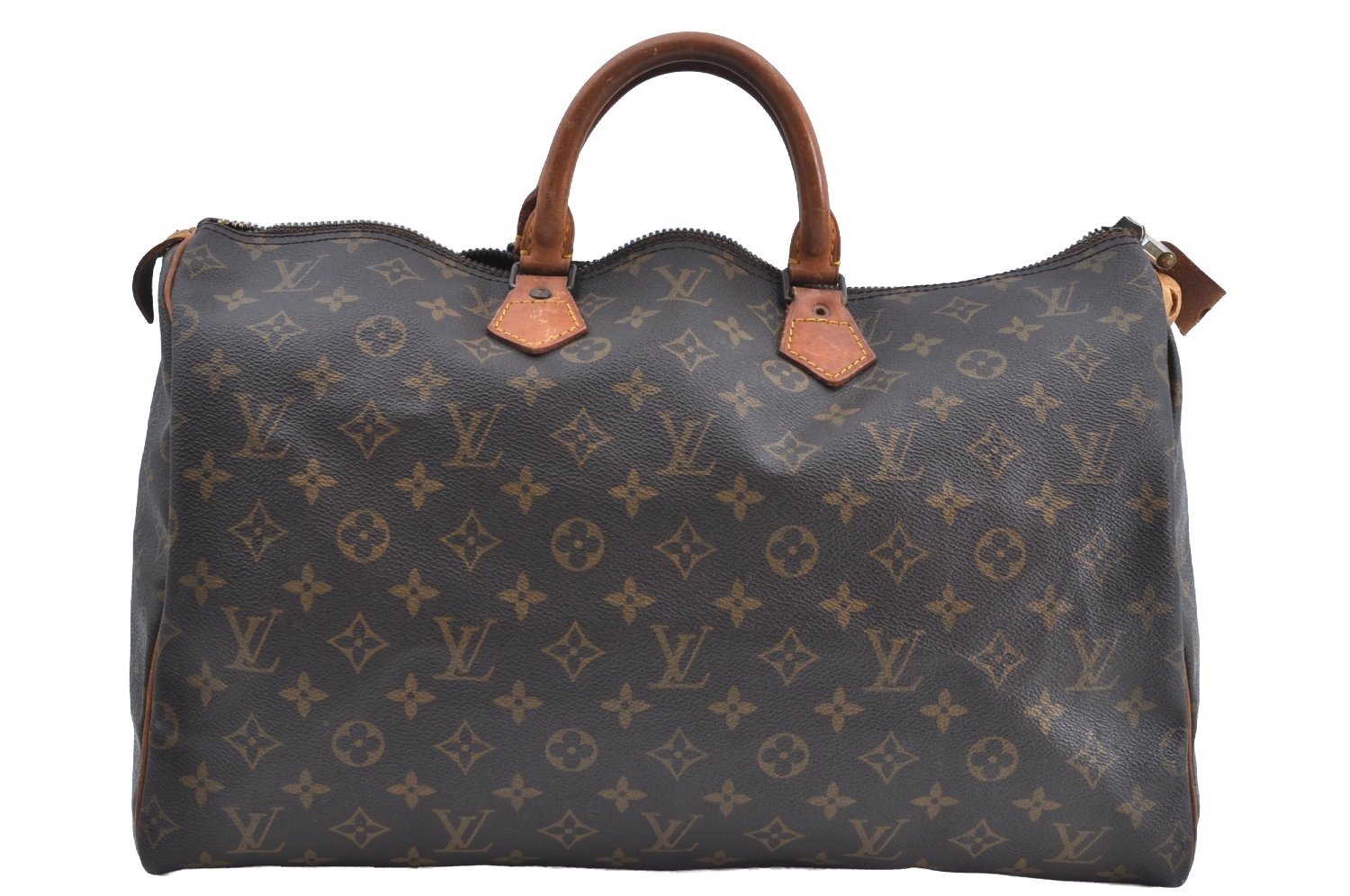 Authentic Louis Vuitton Monogram Speedy 40 Hand Boston Bag M41522 LV Junk K7705