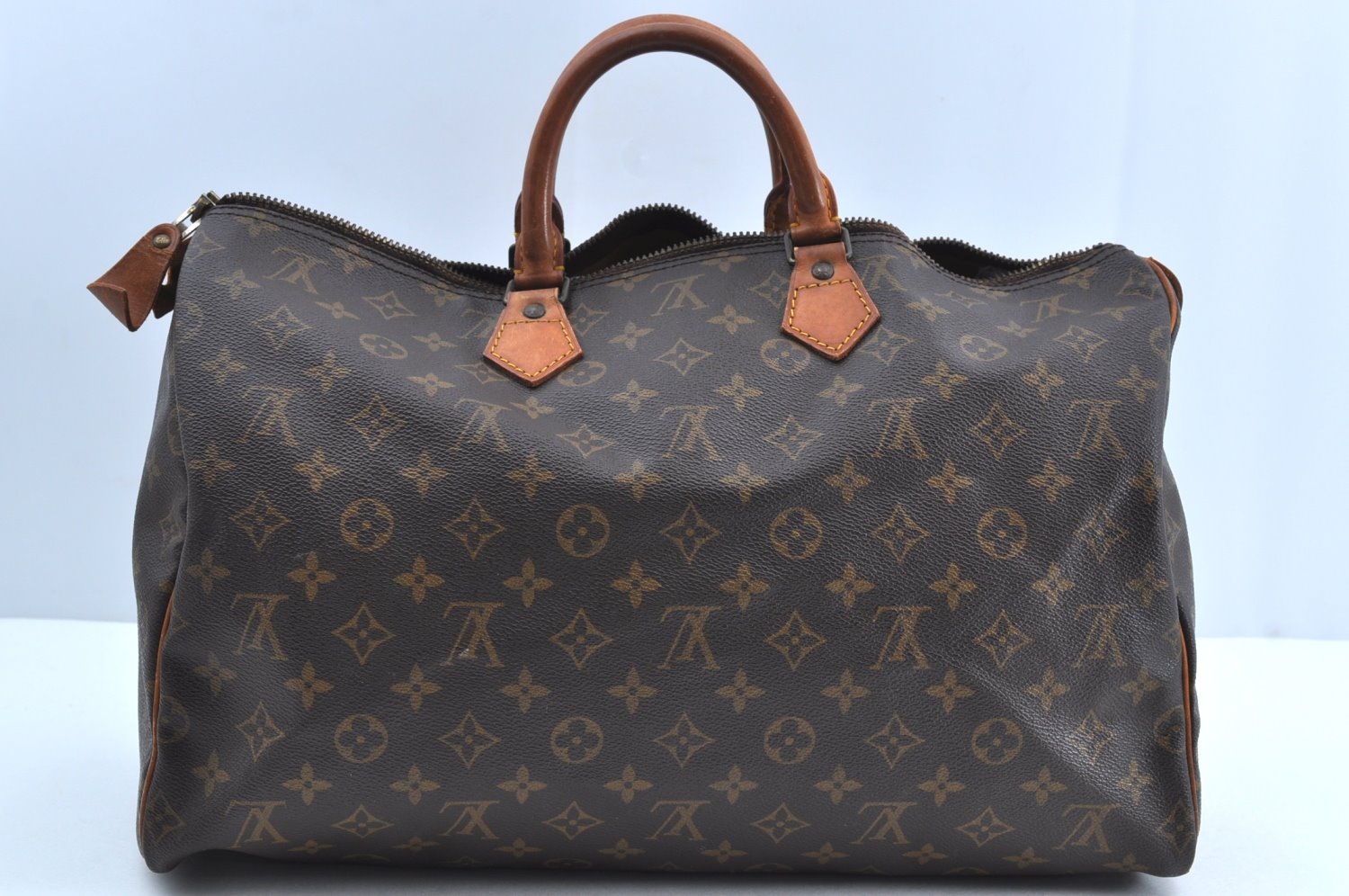 Authentic Louis Vuitton Monogram Speedy 40 Hand Boston Bag M41522 LV Junk K7705