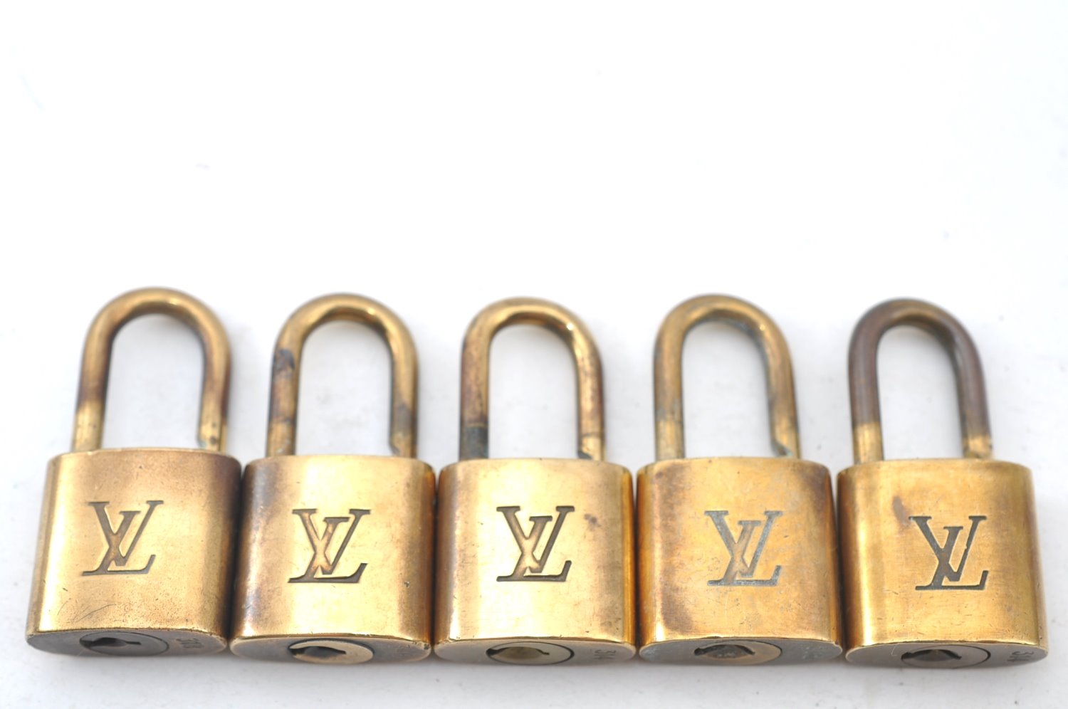 Authentic Louis Vuitton Padlock Gold 10Set LV K7706