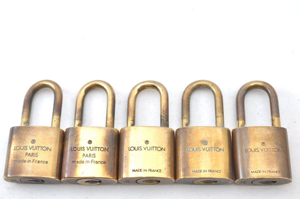 Authentic Louis Vuitton Padlock Gold 10Set LV K7706