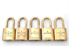 Authentic Louis Vuitton Padlock Gold 10Set LV K7706