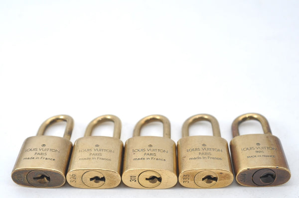 Authentic Louis Vuitton Padlock Gold 10Set LV K7707