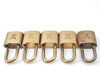 Authentic Louis Vuitton Padlock Gold 10Set LV K7707