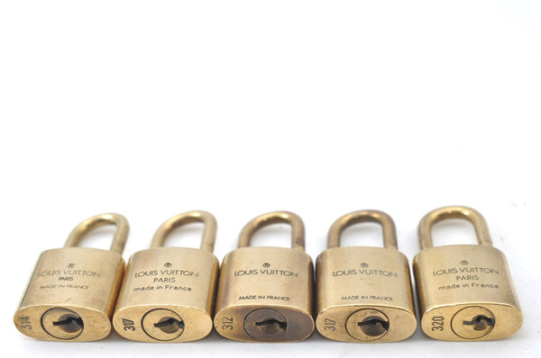 Authentic Louis Vuitton Padlock Gold 10Set LV K7707