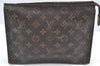 Auth Louis Vuitton Monogram Poche Toilette 26 Cosmetics Pouch Old Model LV K7712