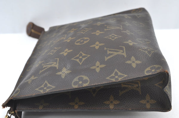 Auth Louis Vuitton Monogram Poche Toilette 26 Cosmetics Pouch Old Model LV K7712