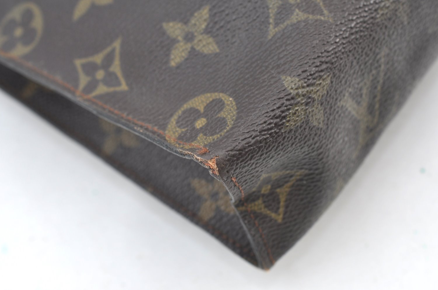 Auth Louis Vuitton Monogram Poche Toilette 26 Cosmetics Pouch Old Model LV K7712