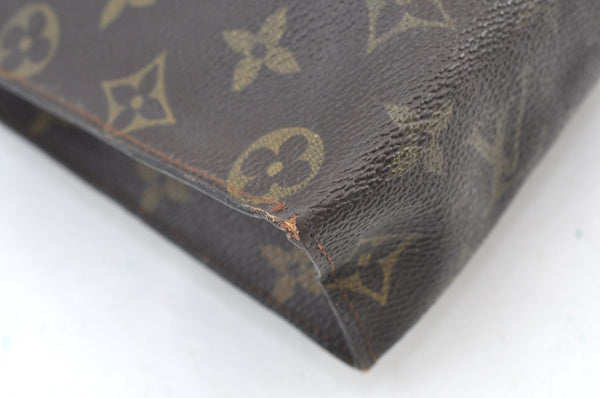 Auth Louis Vuitton Monogram Poche Toilette 26 Cosmetics Pouch Old Model LV K7712