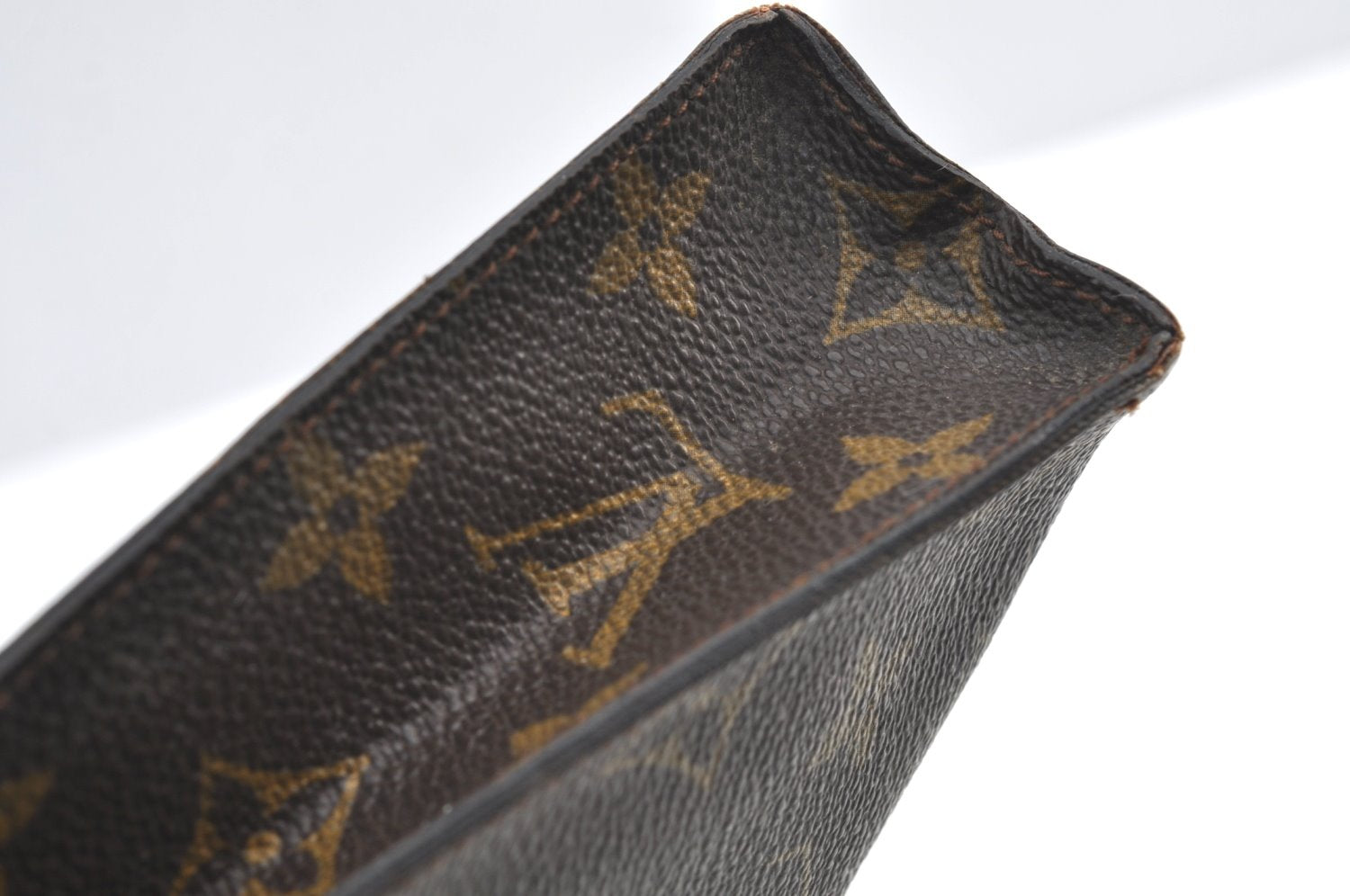 Auth Louis Vuitton Monogram Poche Toilette 26 Cosmetics Pouch Old Model LV K7712