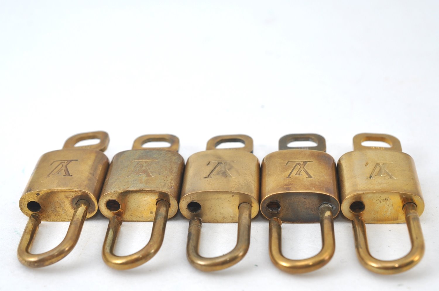 Authentic Louis Vuitton Padlock & Keys 10Set LV K7725