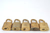 Authentic Louis Vuitton Padlock & Keys 10Set LV K7725