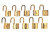 Authentic Louis Vuitton Padlock Gold 10Set LV K7726