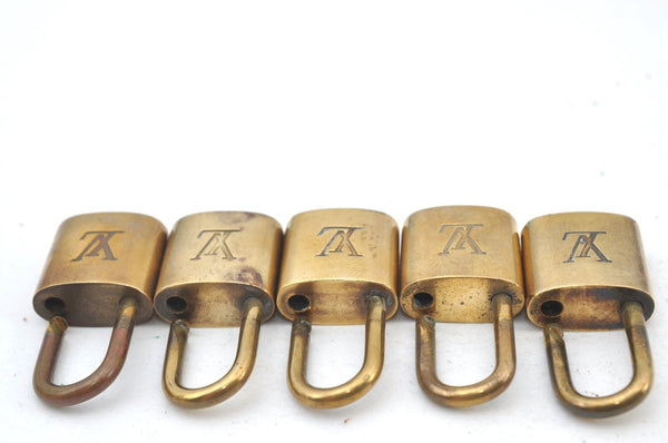 Authentic Louis Vuitton Padlock Gold 10Set LV K7726