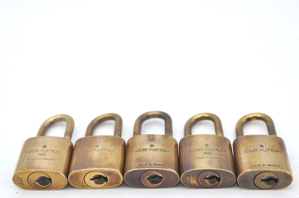 Authentic Louis Vuitton Padlock Gold 10Set LV K7726